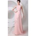 Нежно-розовое вечернее платье